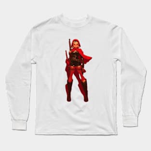 Little red riding hood, takes no shit Long Sleeve T-Shirt